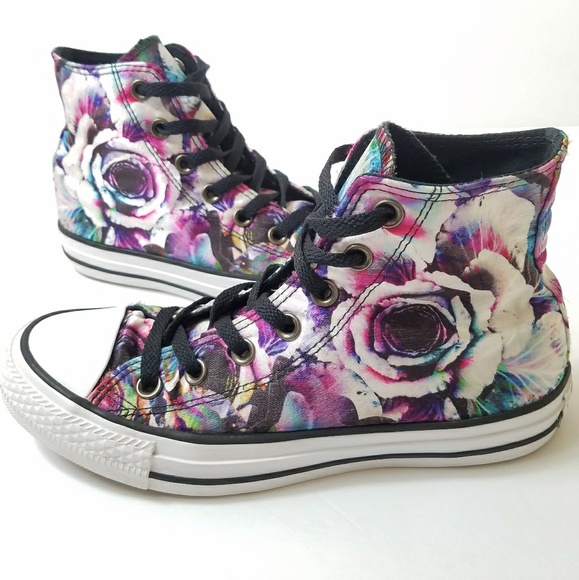 converse rose high tops